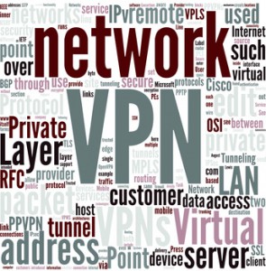 Virtual private network Concept
