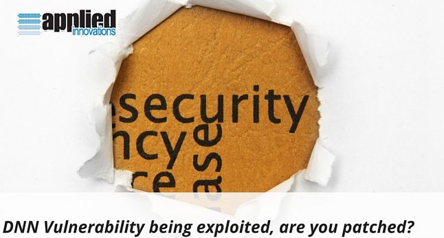 DNN Vulnerability being exploited, are you patched-