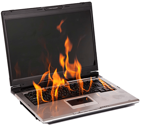 Disaster-Burning-Laptop