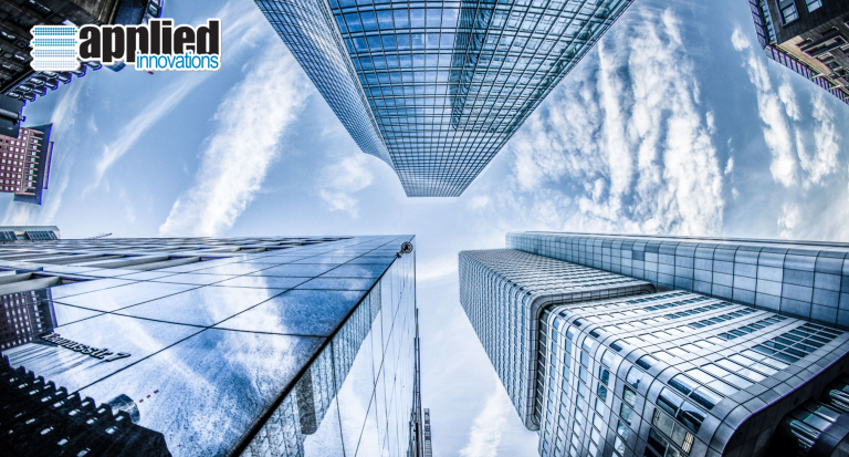 buildings with clouds